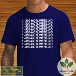 1 800 Hotline Bling Shirt Men Short Sleeve