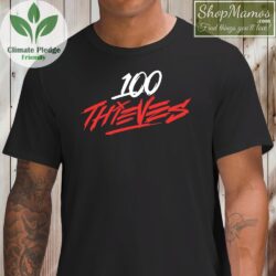 100 Thieves Valorant T Shirt Men Short Sleeve