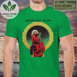 1970s Grateful Dead Blues For Allah Shirt Men Short Sleeve