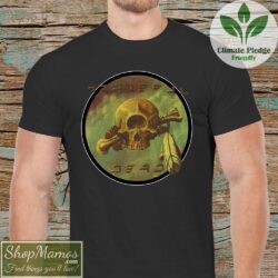 1977 Grateful Dead Cyclops Skull Shirt Men Short Sleeve