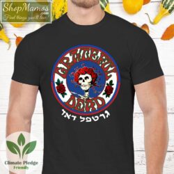 1980s Grateful Dead Skull And Roses T Shirt Men Short Sleeve