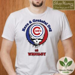 1991 Grateful Dead Wrigley Field Cubs Shirt Men Short Sleeve