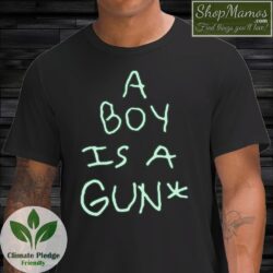 A Boy Is A Gun T Shirt Men Short Sleeve