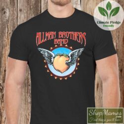 Allman Brothers Band Flying Peach Shirt Men Short Sleeve