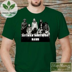 Allman Brothers Band Group Photo Shirt Men Short Sleeve