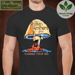 Allman Brothers Band Summer Tour 1981 Shirt Men Short Sleeve