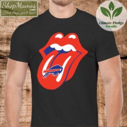 Buffalo Bills Rolling Stones Shirt Men Short Sleeve