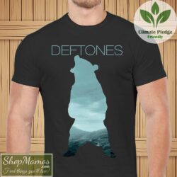 Deftones Bear Shirt Vintage Men Short Sleeve