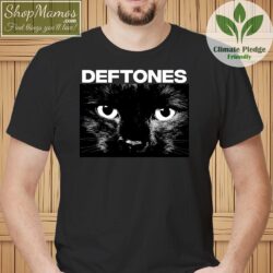 Deftones Black Cat Shirt Men Short Sleeve