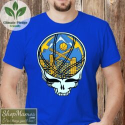 Denver Nuggets Grateful Dead Shirt Steal Your Face Men Short Sleeve