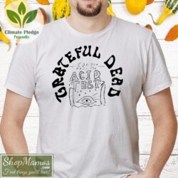 Grateful Dead Acid Test Shirt Vintage Men Short Sleeve