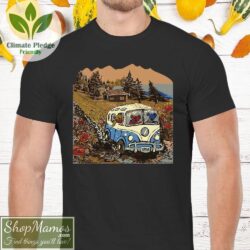 Grateful Dead Bears On Vacation Shirt Men Short Sleeve