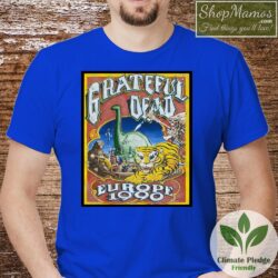 Grateful Dead Europe 1990 Shirt Vintage Men Short Sleeve