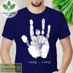 Grateful Dead Jerry Garcia Handprint T Shirt Men Short Sleeve