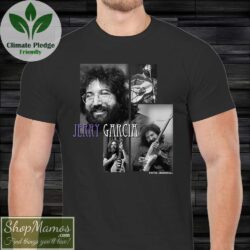 Grateful Dead Jerry Garcia Photos Shirt Men Short Sleeve