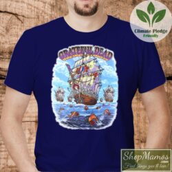 Grateful Dead Ship Of Fools T Shirt 1993 Men Short Sleeve