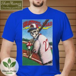 Grateful Dead Skeleton Baseball Shirt Men Short Sleeve