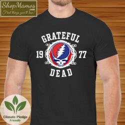 Grateful Dead Steal Your Face Tee Shirt 1977 Men Short Sleeve