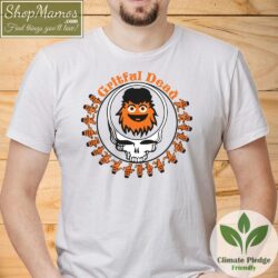 Gritty Grateful Dead Philadelphia Flyers Shirt Men Short Sleeve