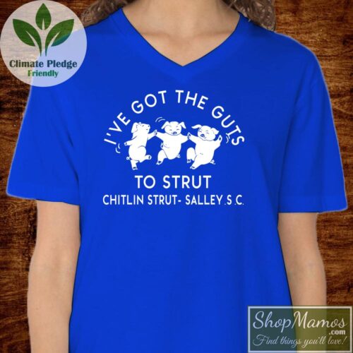 I've Got The Guts To Strut T Shirt Women V Neck