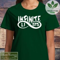 Infinite Lists T Shirt Women Short Sleeve