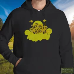 Dr Dre Snoop Dogg The Wash Promo Movie Shirt For Hip Hop Fans 8 Men's Dr Dre Snoop Dogg The Wash Promo Movie For Hip Hop Fans Hoodie In Black, Front View On Light Wood Background