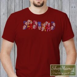 Men's Vintage DEADHEAD Grateful Dead Rare T Shirt in Maroon, front view on light wood background