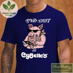 Pig Out At Cybelles T Shirt Men Short Sleeve