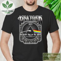 Pink Floyd Dark Side Of The Moon 1973 Tour T-shirt Men Short Sleeve