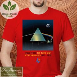 Pink Floyd Dark Side Of The Moon 40th Anniversary T Shirt Men Short Sleeve