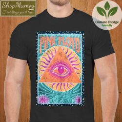 Pink Floyd Eye Vintage T Shirt Men Short Sleeve