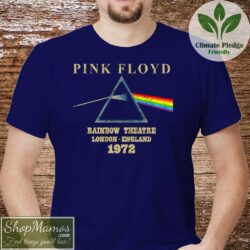 Pink Floyd London 1972 T Shirt Dark Side Of Moon Men Short Sleeve