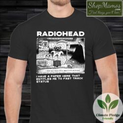 Radiohead Ice Caps Melting Shirt Men Short Sleeve