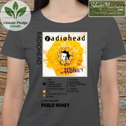 Radiohead Pablo Honey Shirt Album Cover Women Short Sleeve