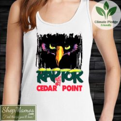 Raptor Rules The Sky Cedar Point T Shirt Women Tank Top