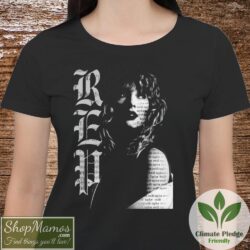 Rare Vintage Reputation Taylor Swift T Shirt Black Women Short Sleeve