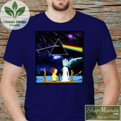 Rick And Morty Dark Side Of The Moon Shirt Men Short Sleeve