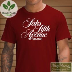 Saks Fifth Avenue Pittsburgh T Shirt Men Short Sleeve