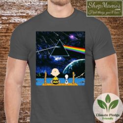 Snoopy Pink Floyd T Shirt Men Short Sleeve