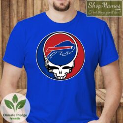 Steal Your Face Buffalo Bills Grateful Dead Shirt Men Short Sleeve