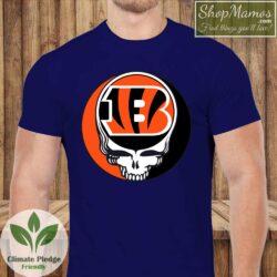 Steal Your Face Cincinnati Bengals Grateful Dead Shirt Nfl Men Short Sleeve