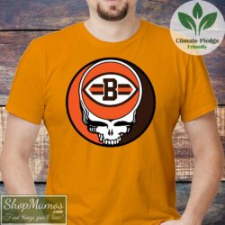 Steal Your Face Cleveland Browns Grateful Dead T Shirt Men Short Sleeve