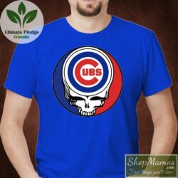 Steal Your Face Grateful Dead Chicago Cubs Shirt Men Short Sleeve