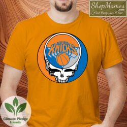 Steal Your Face Grateful Dead New York Knicks Shirt Men Short Sleeve