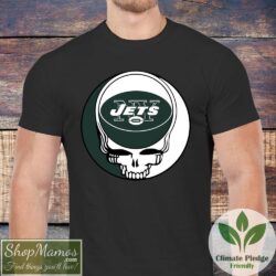 Steal Your Face New York Jets Grateful Dead Shirt Men Short Sleeve