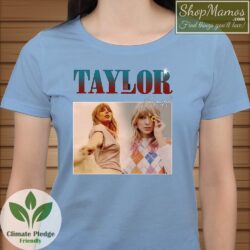 Taylor Swift Folklore T Shirt Flower Women Short Sleeve