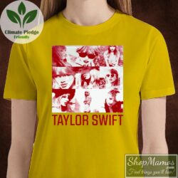 Taylor Swift Red Concert Shirt Women Short Sleeve