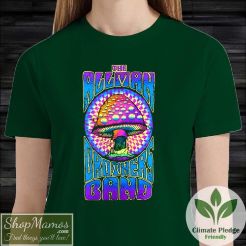 The Allman Brothers Tour T Shirt Vintage Women Short Sleeve