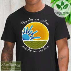 The Sky Was Yellow And The Sun Was Blue T Shirt Men Short Sleeve