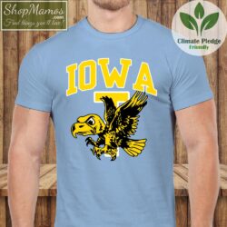 University Of Iowa Hawkeyes T Shirt Men Short Sleeve